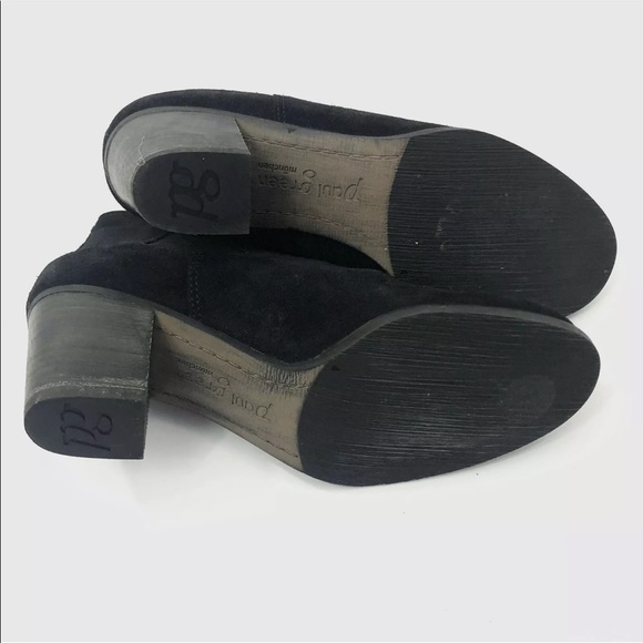 Paul Green Black Suede Ankle Bootie Boots 6.5 US - Picture 4 of 12